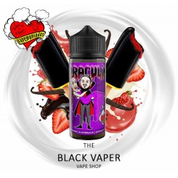 Compra Aroma Draculin 30ml/120 (Longfill) de Vapemoniadas con sabor a polo de fresa, refresco de cola, helado de vainilla.