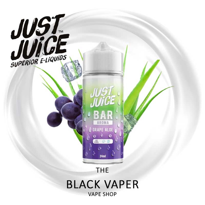 Compra Aroma Grape Aloe 24ml/120 (Longfill) de Just Juice Bar con sabor a Aloe Vera, uva.
