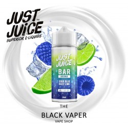 Compra Aroma Blue Sour Razz 24ml/120 (Longfill) de Just Juice Bar con sabor a Frambuesa azul, lima.