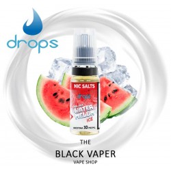 Compra Watermelon Ice 10ml de Drops Bar Juice Salts con sabor a sandia, hielo.