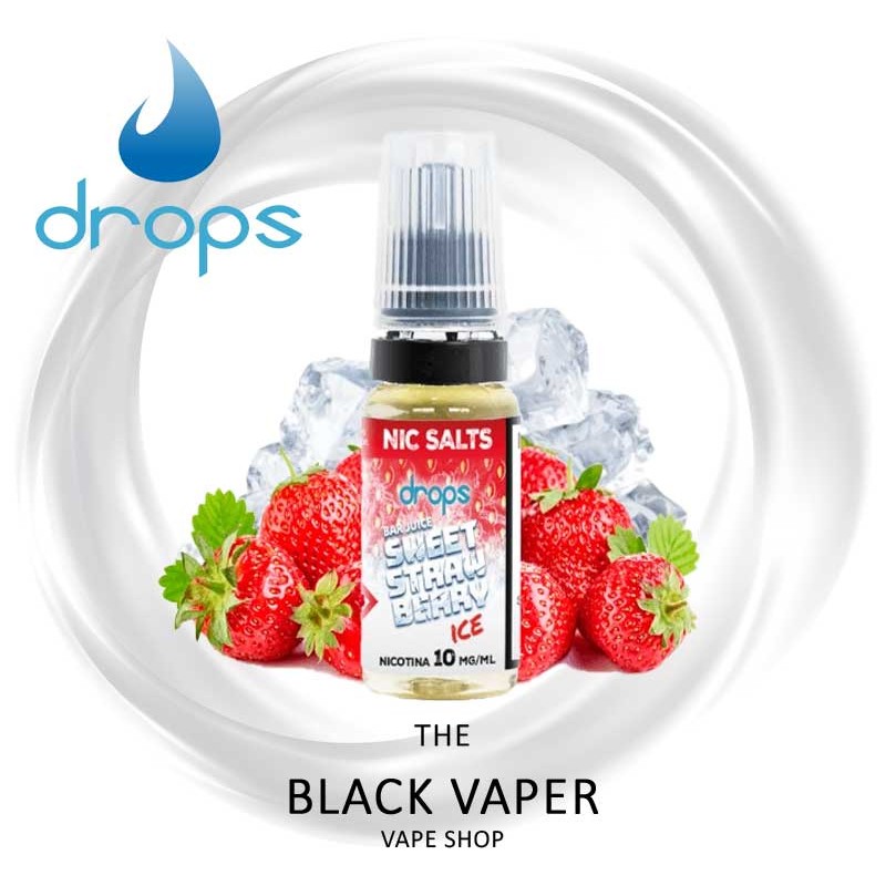 Compra Sweet Strawberry Ice 10ml de Drops Bar Juice Salts con sabor a fresa, hielo.