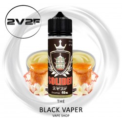 Aroma Solideo 40ml/120 (Longfill) de Vapeo Extremo con sabor a bizcocho de vainilla, canela, caramelo, crema y licor.