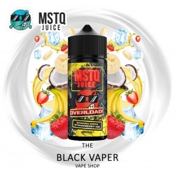 Compra Aroma Banana Coco Strawberry Ice 30ml/120 (Longfill) de MSTQ Juice Overload con sabor a plátano, coco, fresas, hielo.