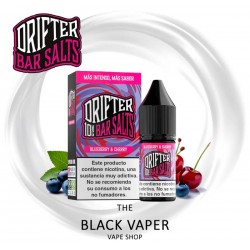Compra Blueberry Cherry 10ml de Drifter Bar Salts con sabor a arándano, cereza.