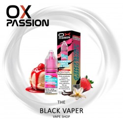 Compra Strawberry Vanilla Ice Cream 10ml de Oxva Ox Passion Salts con sabor a fresa, helado de vainilla.