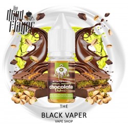 Chocolate Dubai de Atemporal Nic Salts & The Mind Flayer con sabor a chocolate con leche, crema de pistacho, pasta kataifi.