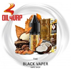 Compra Aura 10ml de Oil4vap salts con sabor a Vainilla, Frutos secos, Caramelo, Helado, Azúcar, Torrija.
