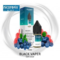 Compra Mad Blue 10ml de Nicorefill nic Salts con sabor a arándanos azules frambuesas.