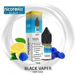 Compra Blue Razz Lemonade 10ml de Nicorefill nic Salts con sabor a frambuesa azul, limonada.