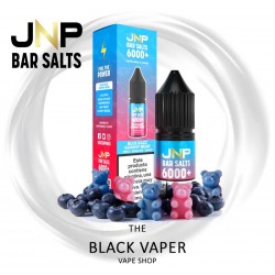 Compra Blue Razz Gummy Bear 10ml de JNP Bar Salts con sabor a frambuesas azules, ositos de gominola.