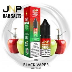 Compra Double Apple Shisha 10ml de JNP Bar Salts con sabor a manzana roja, manzana, verde.