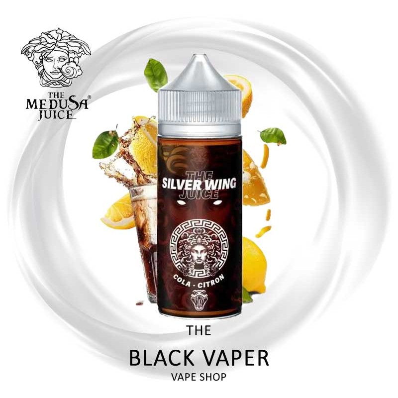 Compra Aroma Silver Wing 30ml/120 (Longfill) de Medusa con sabor a refresco cola con limón.
