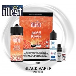 Compra Pack Juicy Peach 120ml de Illest Salt con sabor a melocotón.