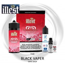 Compra Pack Strawberry Ice Cream 120ml de Illest Salt con sabor a helado de fresas.
