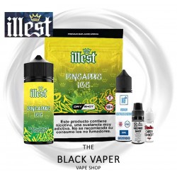 Compra Pack Pineapple Ice 120ml de Illest Salt con sabor a helado de fresas.