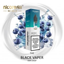 Compra Mad Blue 10ml de Nicorefill nic Salts con sabor a arándanos azules frambuesas.