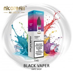 Compra Rainbow Candy 10ml de Nicorefill nic Salts con sabor a carameles de colores frutales.