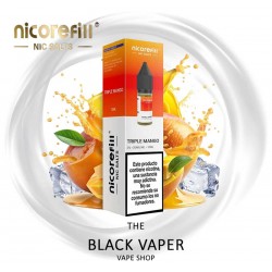Compra Triple Mango 10ml de Nicorefill nic Salts con sabor a tres clases de mango.