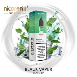Compra Menthol 10ml de Nicorefill nic Salts con sabor a Mentol puro.