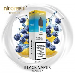 Compra Blue Razz Lemonade 10ml de Nicorefill nic Salts con sabor a frambuesa azul, limonada.