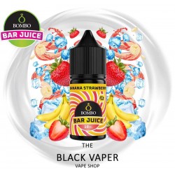 Compra Aroma Banana Strawberry Ice 10ml/30 (Longfill) de Bombo Bar Juice con sabor a plátano fresas.