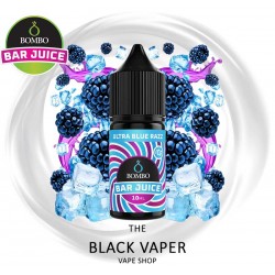 Compra Aroma Ultra Blue Razz Ice 10ml/30 (Longfill) de Bombo Bar Juice con sabor a frambuesa azul, cítrico y frescor helado.