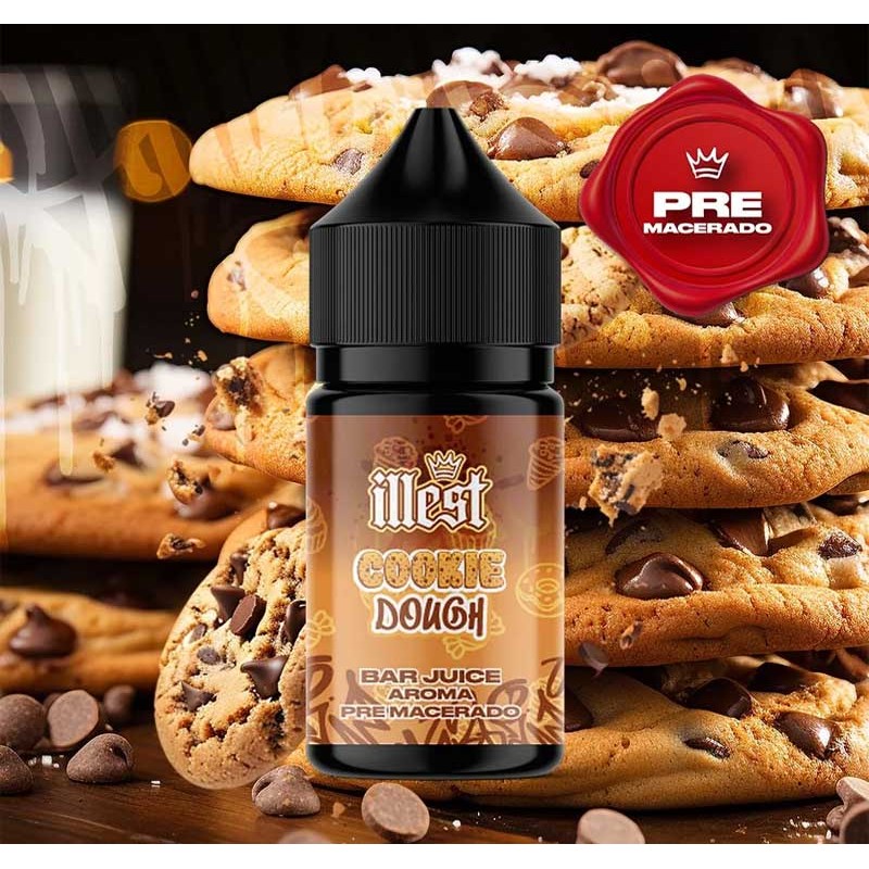 Compra Cookie Dough 30ml 15ml/30ml (Longfill) de Illest con sabor a galleta con mantequilla, vainilla y un toque de chocolate.
