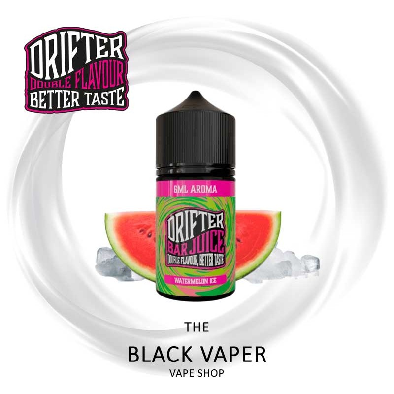 Compra Aroma Watermelon Ice (MiniLongfill) 6ml/30 de Drifter Bar con sabor a sandia helada. Compra Aroma Watermelon Ice (MiniLongfill) 6ml/30 de Drifter Bar con sabor a sandia helada.