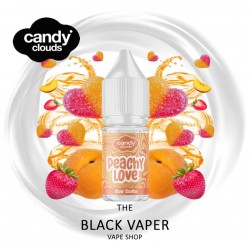 Compra Peachy Love 10ml de Candy Clouds Salts con sabor a gominolas de melocotón con fresa.