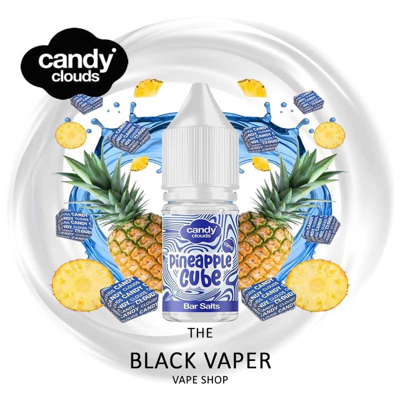 Compra Pineapple Cube 10ml de Candy Clouds Salts con sabor a caramelo de piña. Compra Pineapple Cube 10ml de Candy Clouds Salts con sabor a caramelo de piña.
