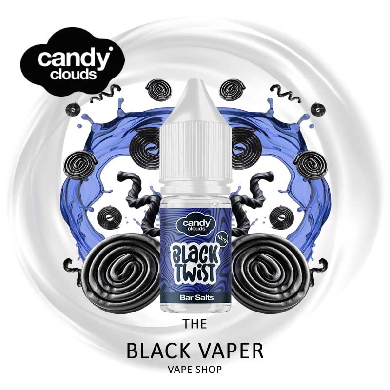 Compra Black Twist 10ml de Candy Clouds Salts con sabor a regaliz negro.