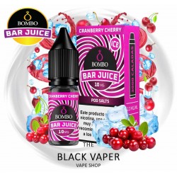 Compra Cranberry Cherry 10ml de Bombo Bar Juice con sabor a arándano rojo, cereza,