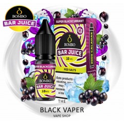 Compra Super Blackcurrant 10ml de Bombo Bar Juice con sabor a grosella negra, hielo.