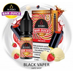 Compra Cola Strawberry Ice Cream 10ml de Bombo Bar Juice con sabor a cola, fresa, helado de vainilla.