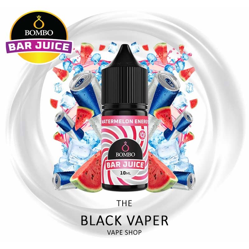 Compra Aroma Watermelon Energy Ice 10ml/30 (Longfill) de Bombo Bar Juice con sabor a sandia, bebida energética, hielo.