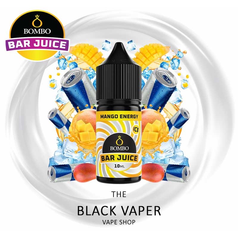 Compra Aroma Mango Energy Ice 10ml/30 (Longfill) de Bombo Bar Juice con sabor a mango, bebida energética, hielo.