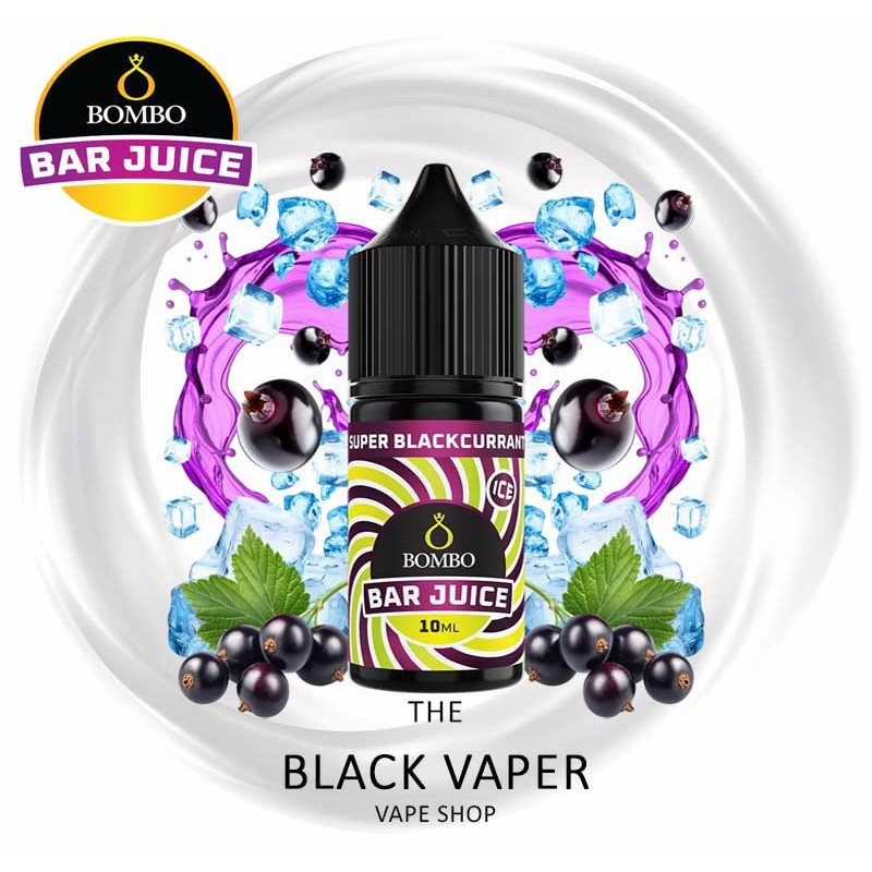Comprar Aroma Super Blackcurrant 10ml/30 (Longfill) de Bombo Bar Juice con sabor a grosella negra, hielo.
