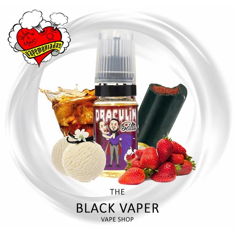 Draculin Salts - Vapemoniadas sabor a fresa, cola y vainilla.