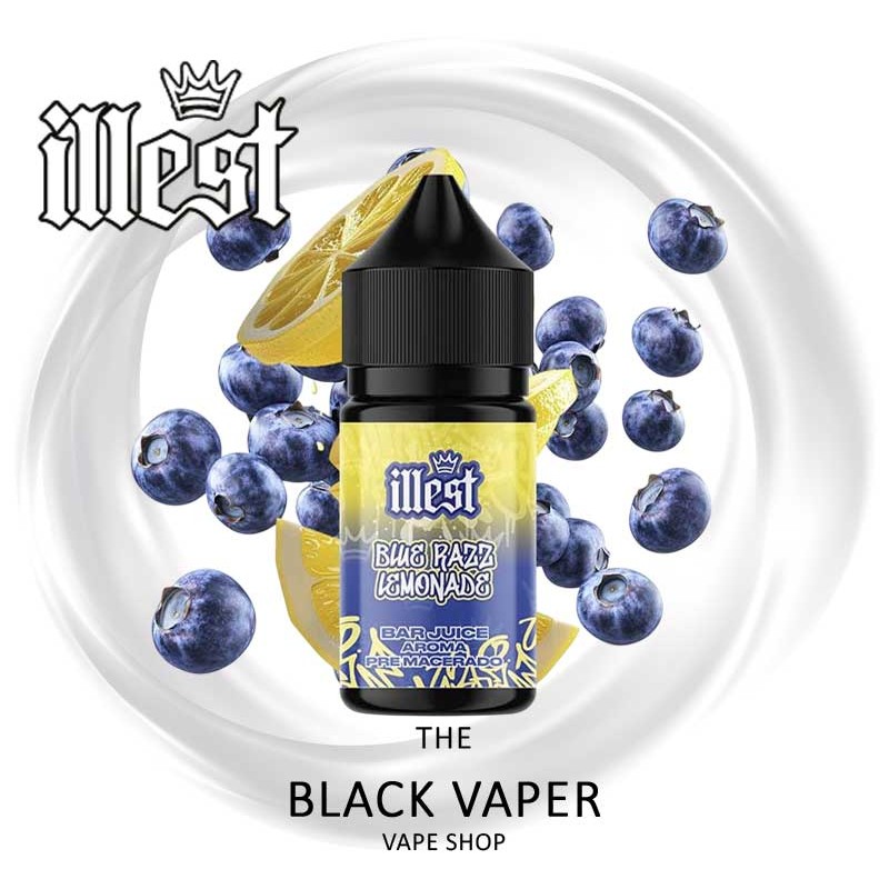 Compra aroma Blue Razz Lemonade 30ml 15ml/30ml (Longfill) de Illest con sabor a frambuesa azul, limonada.