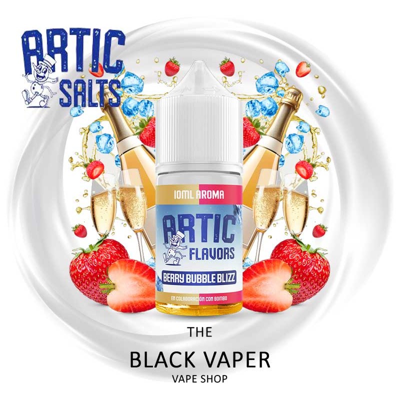 Compra Aroma Berry Bubble Blitz 10ml/30 (MiniLongfill) de Artic con sabor a Fresa, Champán y Hielo.