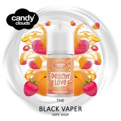 Compra Aroma Peachy Love 10ml/30 (MiLongfill) de Candy Clouds con sabor a gominolas de melocotón y fresas.