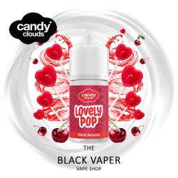 Compra Aroma Lovely Pop 10ml/30 (Longfill) de Candy Clouds con sabor a piruleta de cereza.