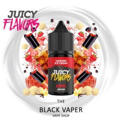 Compra Aroma Vampire Ice Cream 10ml/30 (MiniLongfill) de Juicy Flavors con sabor a helado de vainilla, fresas y cola.
