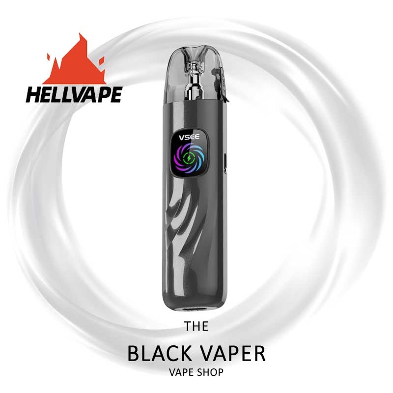 Hellvape Vsee One Pod Kit 30W | Vapeo MTL/RDL | 1000mAh de color Glossi Gray