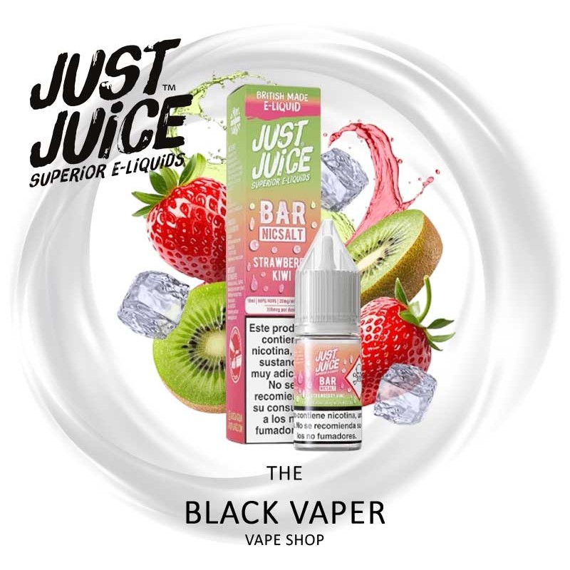 Strawberry Kiwi 10ml Just Juice Bar Salts sales de nicotina sabor fresa kiwi y hielo