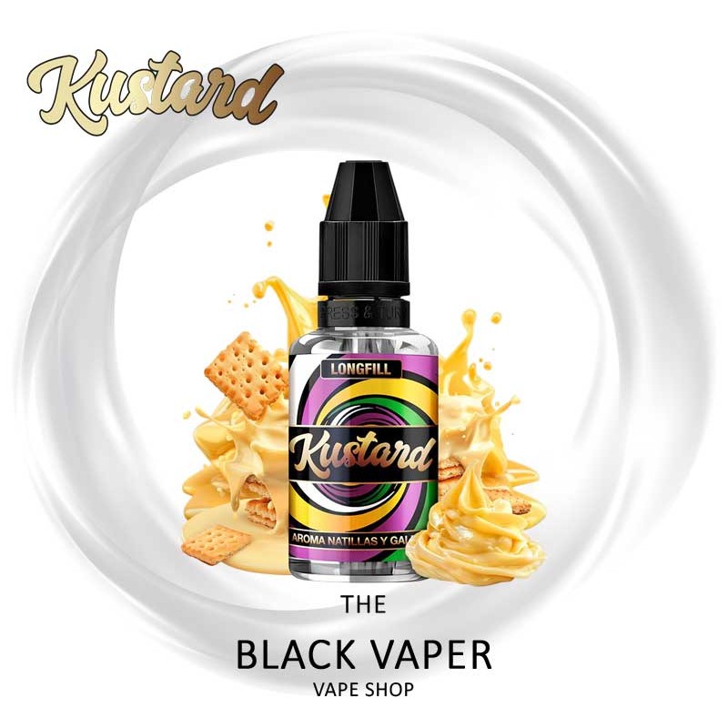 Compra Aroma Kustard 8ml/30 (MiniLongfill) de Kustard con sabor a natillas de vainilla y caramelo.
