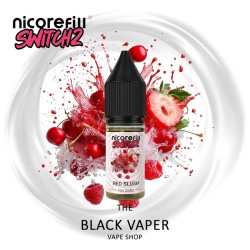 Compra Red Slush 10ml de Nicorefill Switch2 con sabor a frambuesa, cereza jugosa, hielo.