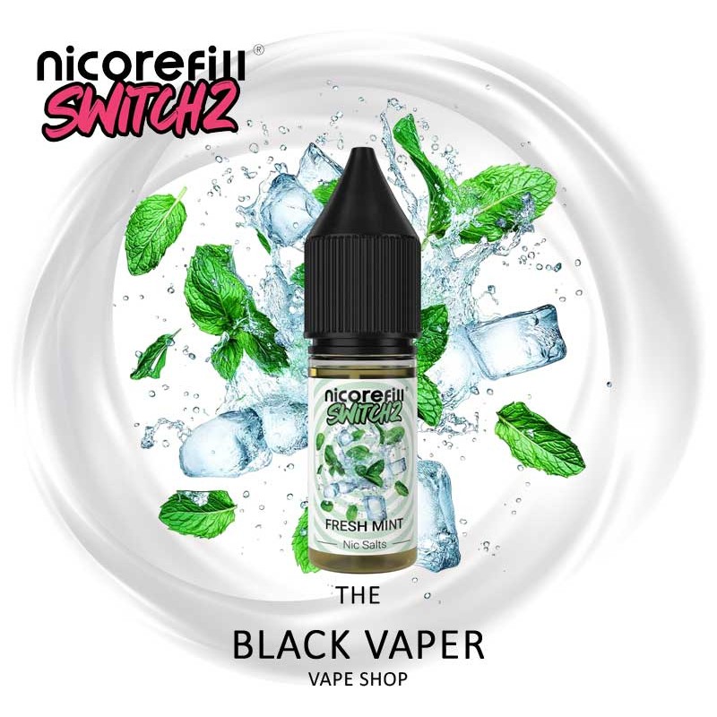 Compra Fresh Mint 10ml de Nicorefill Switch2 con sabor a menta pura, hielo.