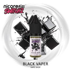 Compra Blackjack 10ml de Nicorefill Switch2 con sabor a regaliz negro