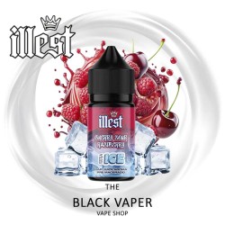 Compra Aroma Cherry Sour Raspberry Ice 5ml/30 (MiniLongfill) de Illest con sabor a cerezas, frambuesa, hielo.